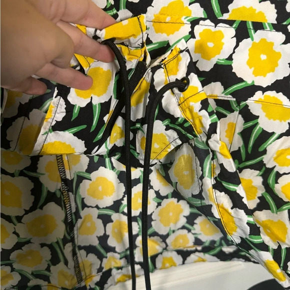 Diane Von Furstenburg DVF X Target Packable Nylon Yellow Hooded Vest Size XLarge - Picture 5 of 10